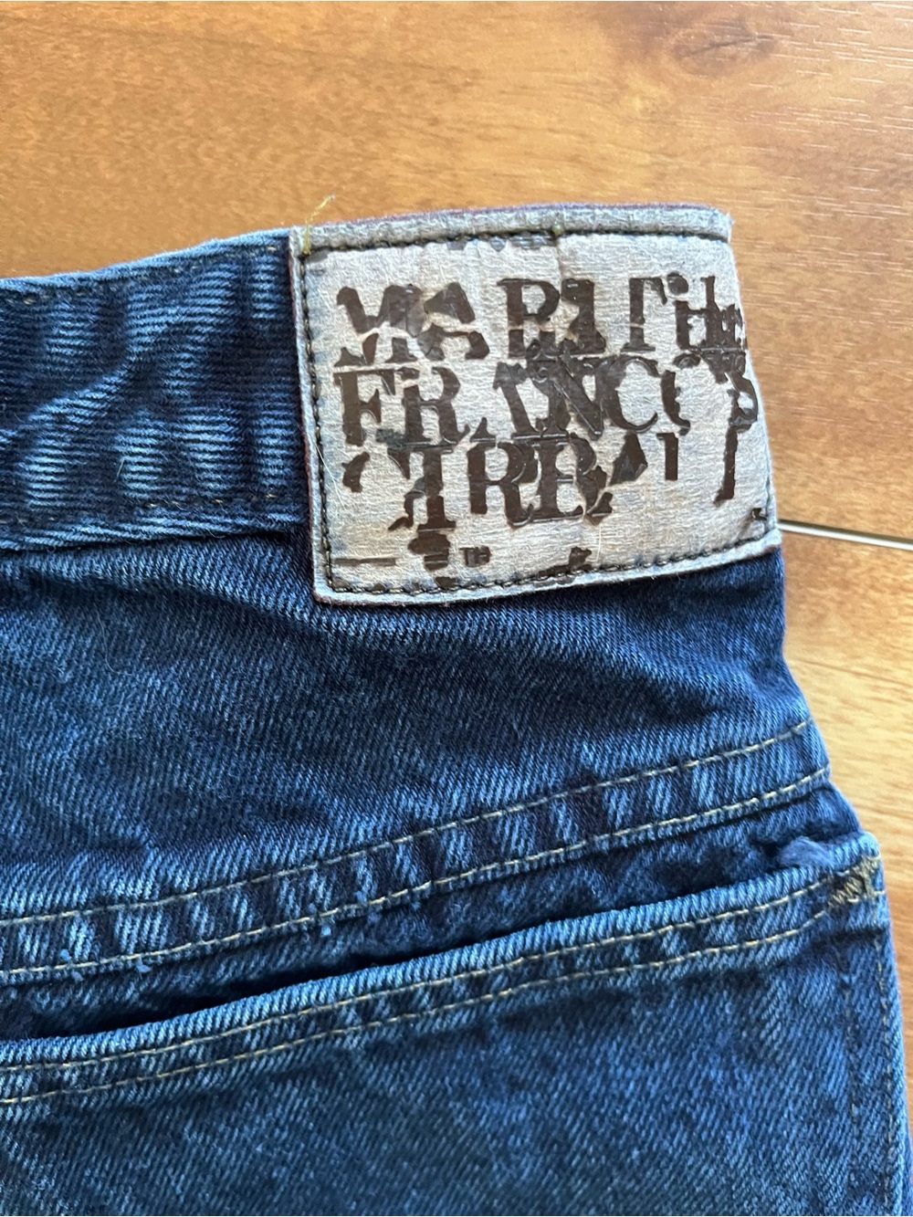 Vintage 90s Marithe Francois Girbaud Women's Jeans in Dark Blue - Picture 4 of 11